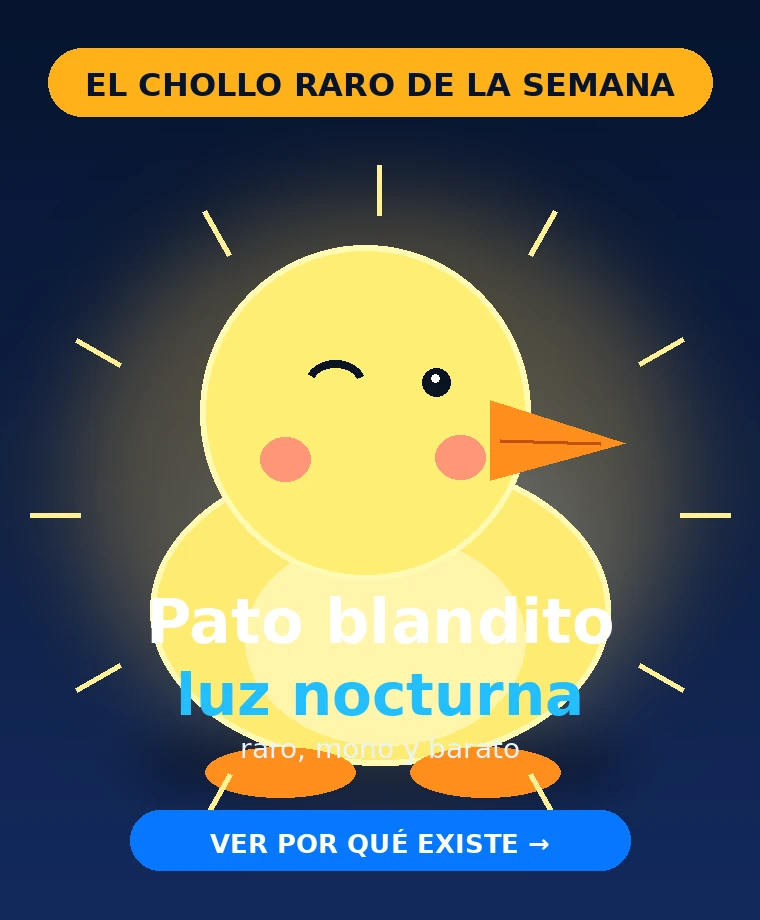 Chollo raro destacado: lámpara pato blandita
