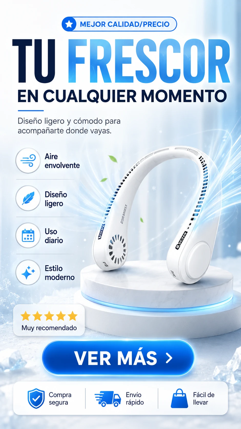 Ventilador de cuello calidad precio